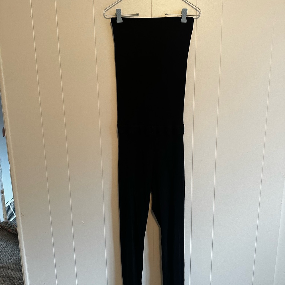 Prairie Underground Black Strapless Jumpsuit